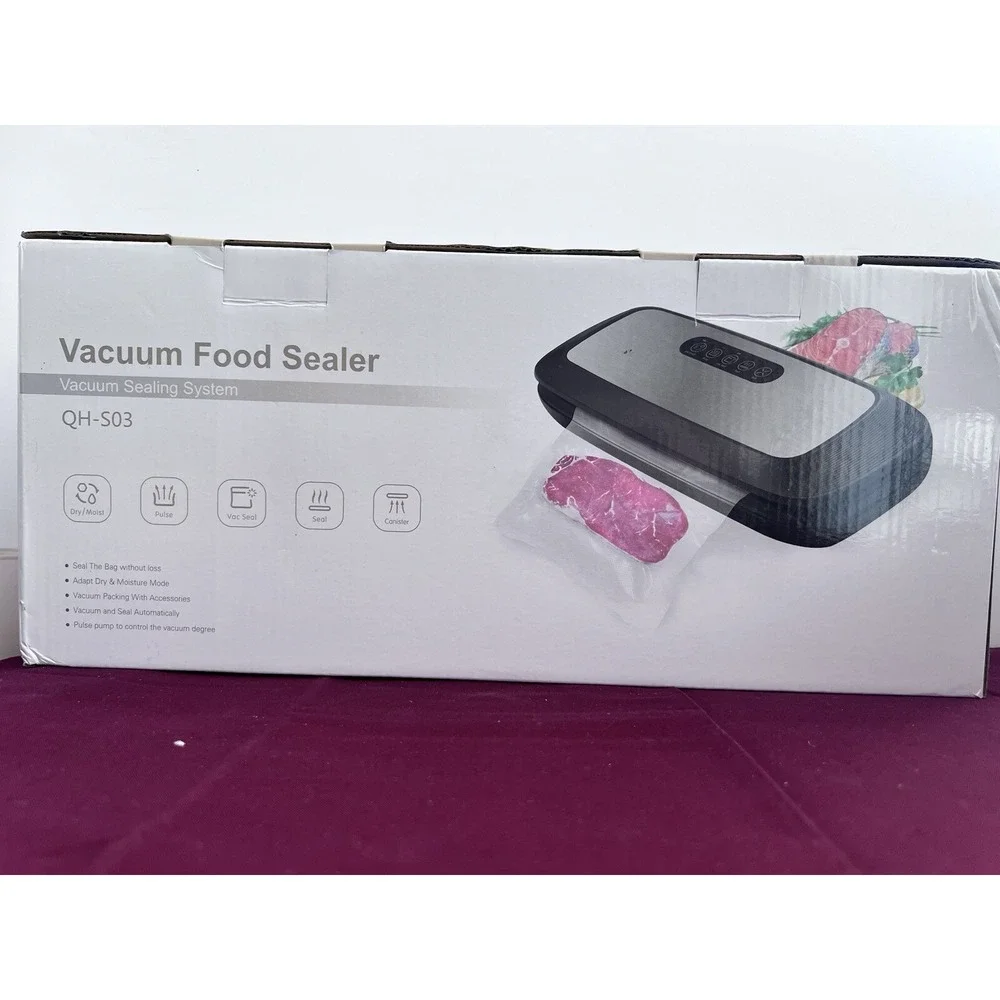 NIB VACUUM SEALER TOUCH SCREEN AS‎ FAST AS 6 SECONDS (1342)